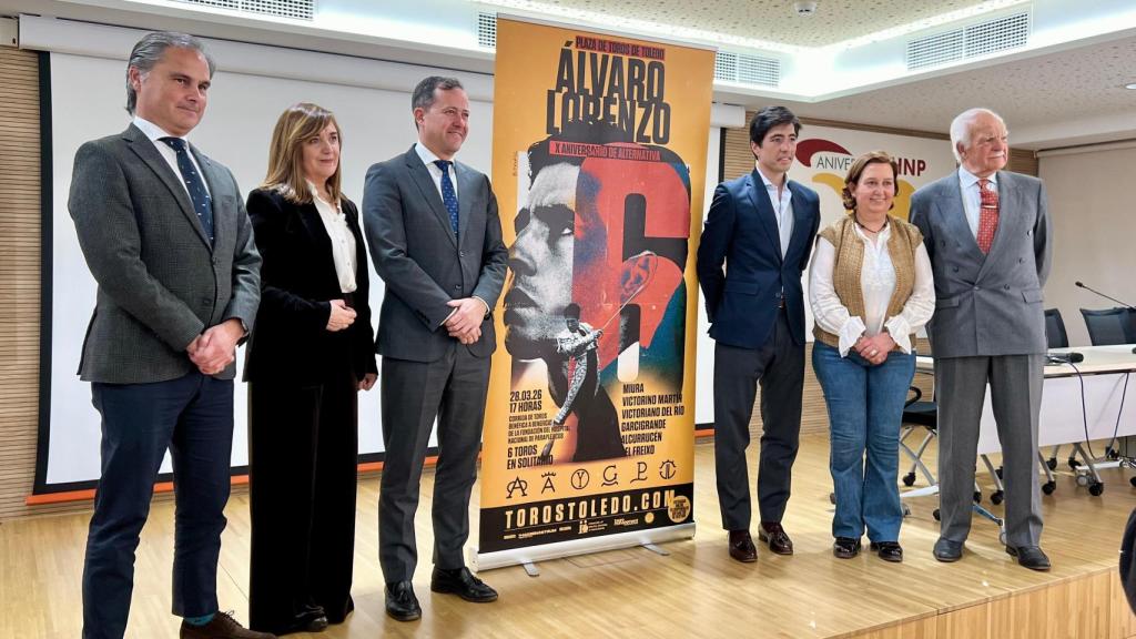 Presentación de la corrida de toros de Álvaro Lorenzo en Toledo.