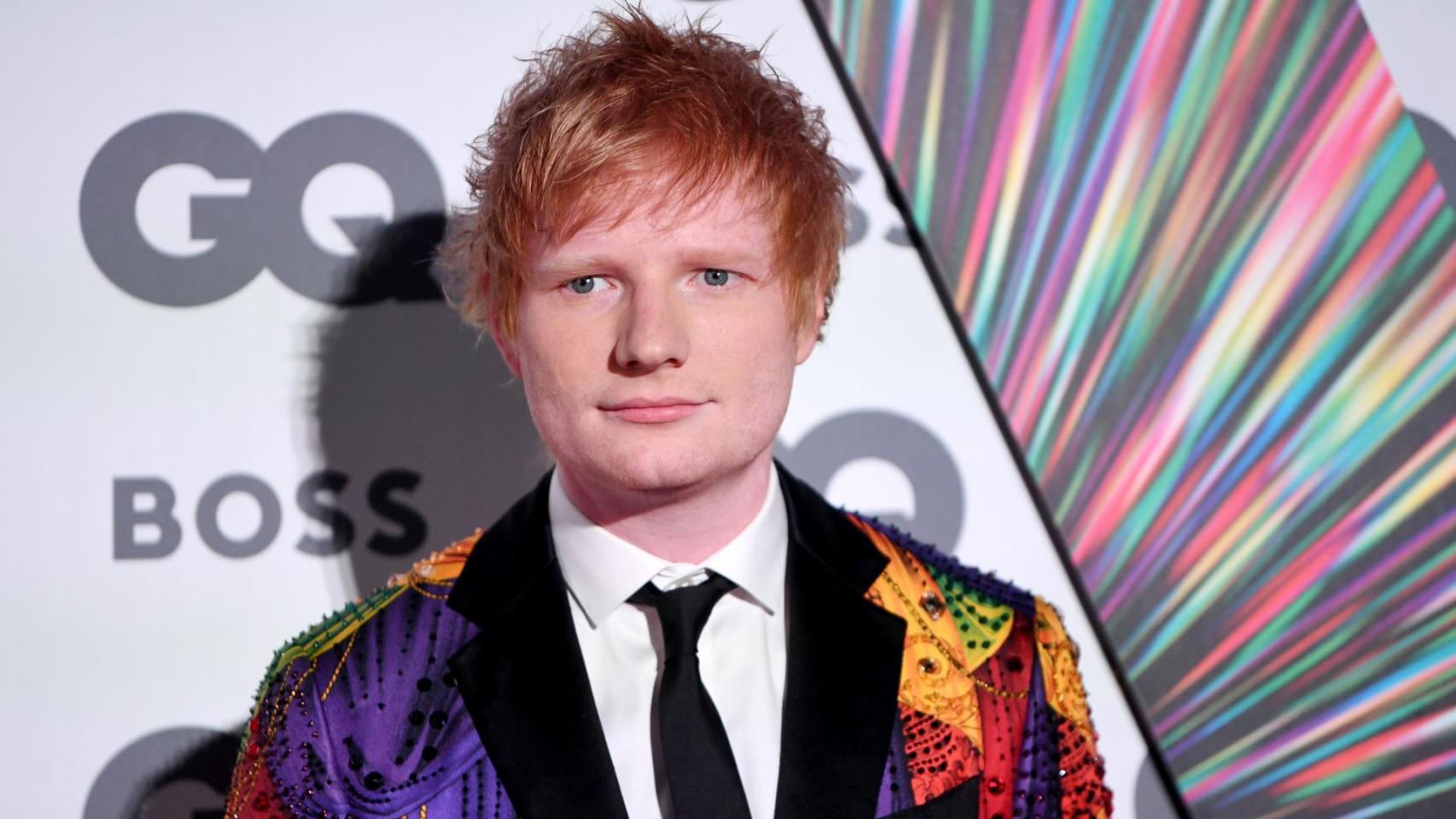 Ed Sheeran en una gala de premios.