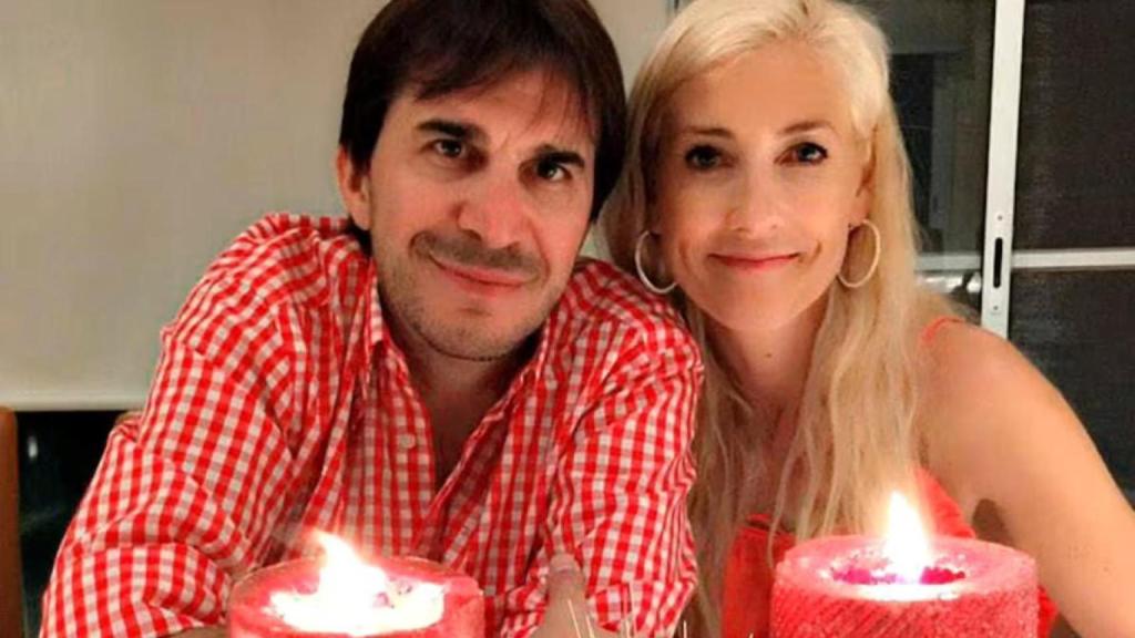 Javier Faroni y su mujer, Erica Gillette