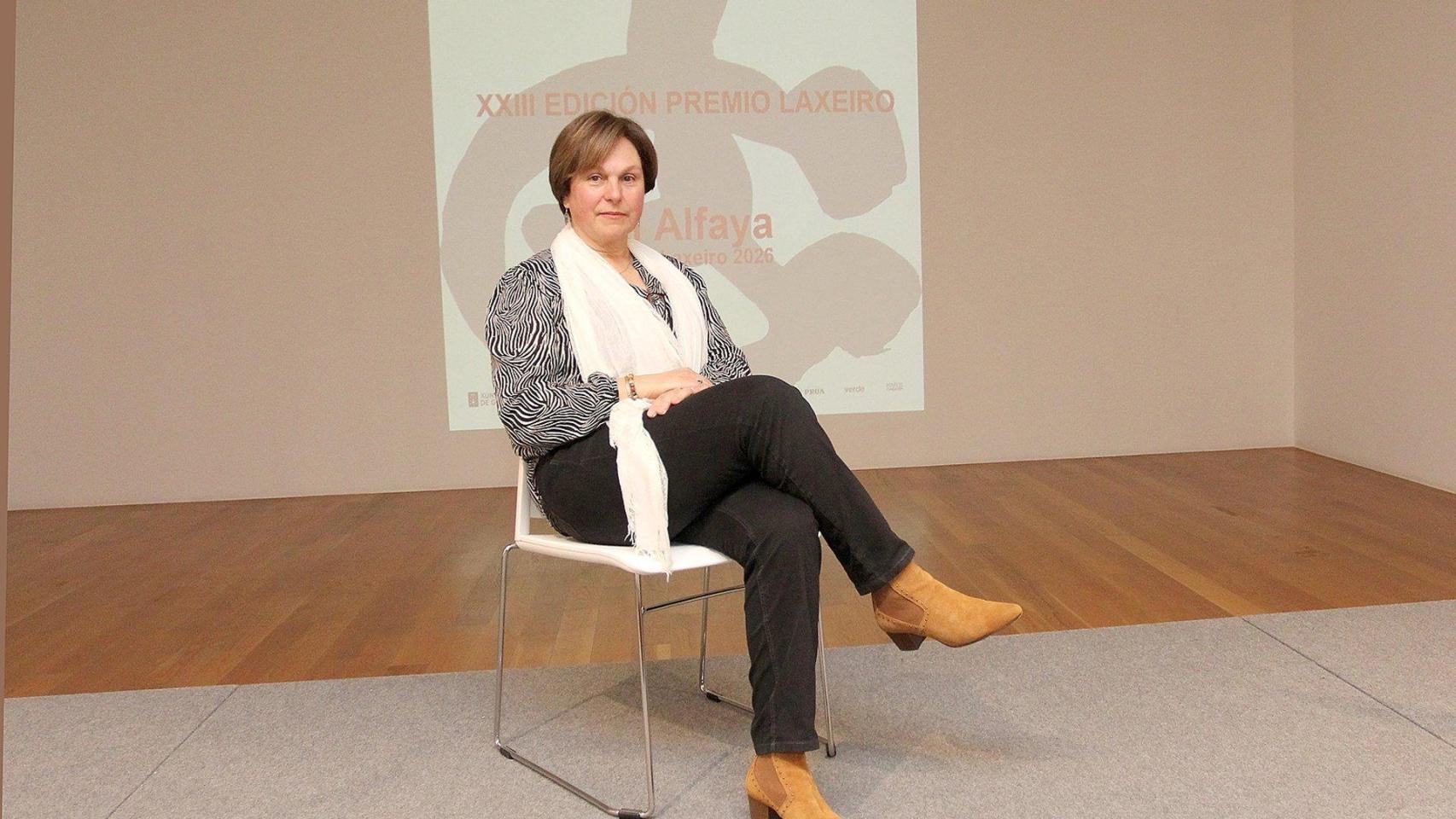 La escritora viguesa An Alfaya, Premio Laxeiro 2026