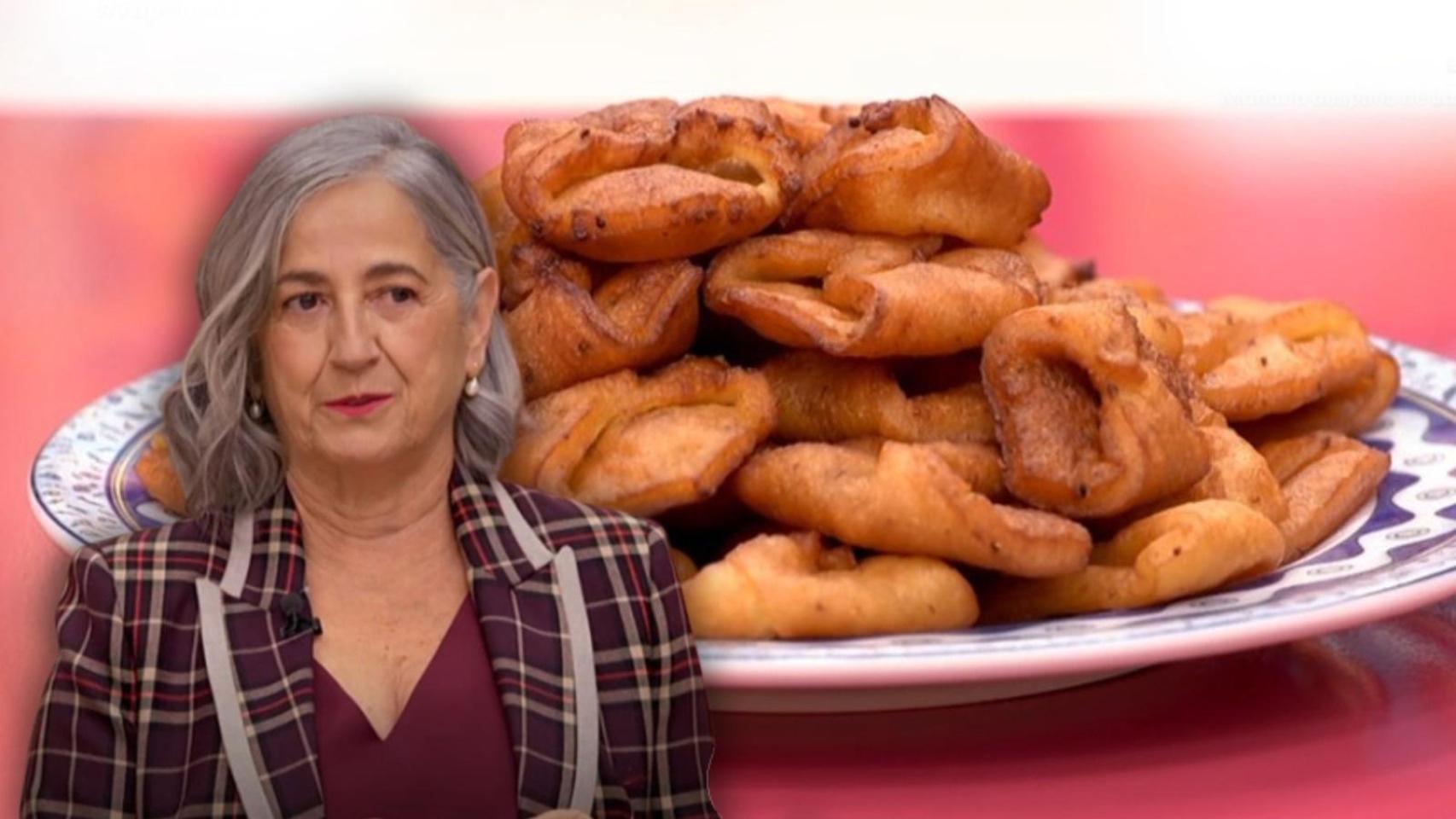 Eva Arguiñano, cocinera, en un montaje de BLUPER.