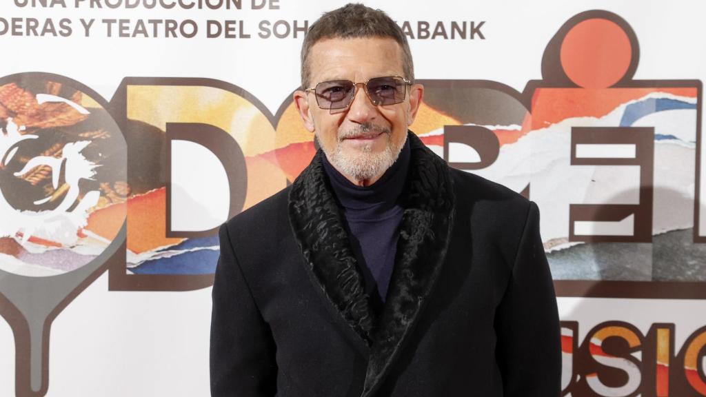 Antonio Banderas en la presentación de 'Godspell'.