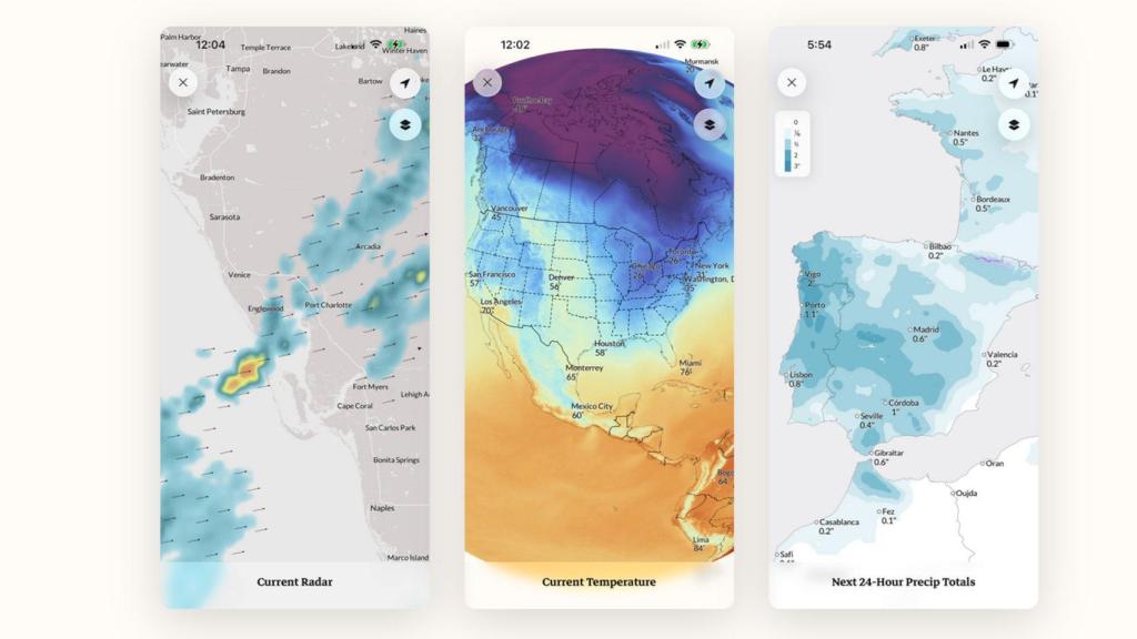 Mapas meteorológicos en Acme Weather