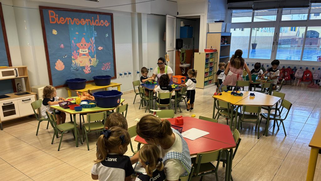 Interior de un aula.