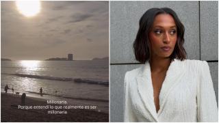 Ana Peleteiro disfruta de Samil.