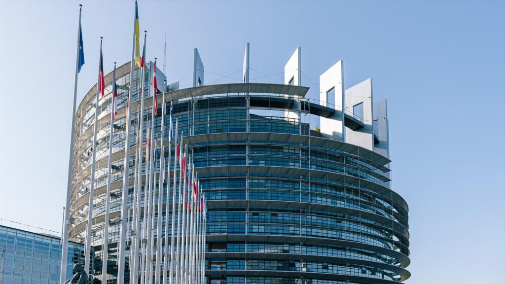 Exterior del Parlamento Europeo.