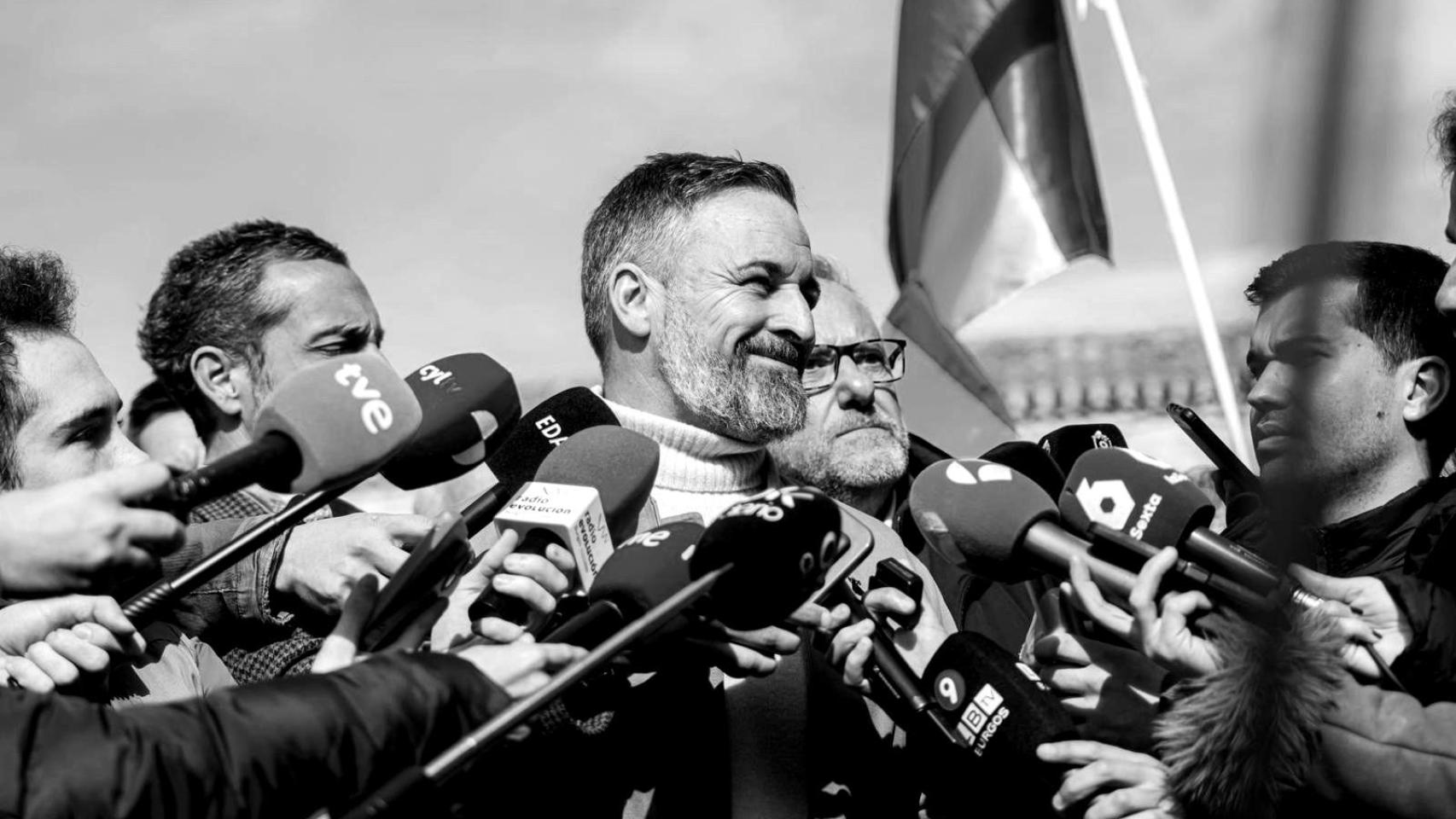 El presidente de Vox, Santiago Abascal.