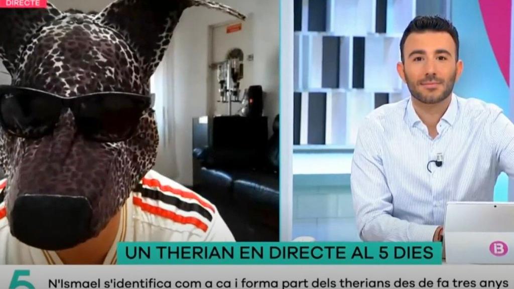 Toni Rigo entrevista a un 'therian' en 'Cinc Dies'.