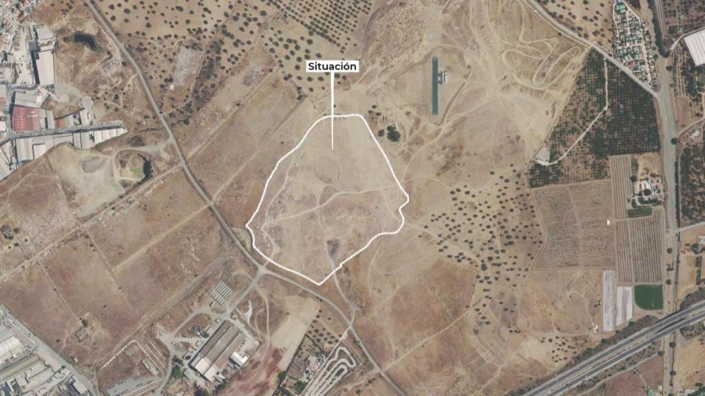 Localización de los terrenos sobre los que se proyecta el resort.