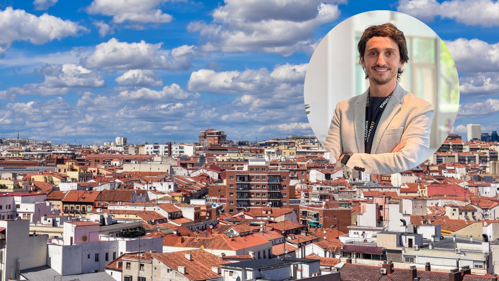 Montaje de Ricard Garriga con viviendas.