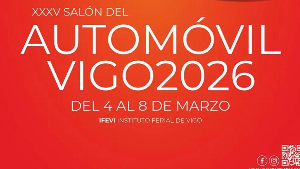 Cartel de la 35.ª edición del Salón del Automóvil de Vigo