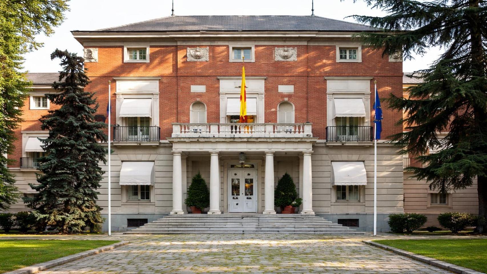 El Palacio de la Moncloa.