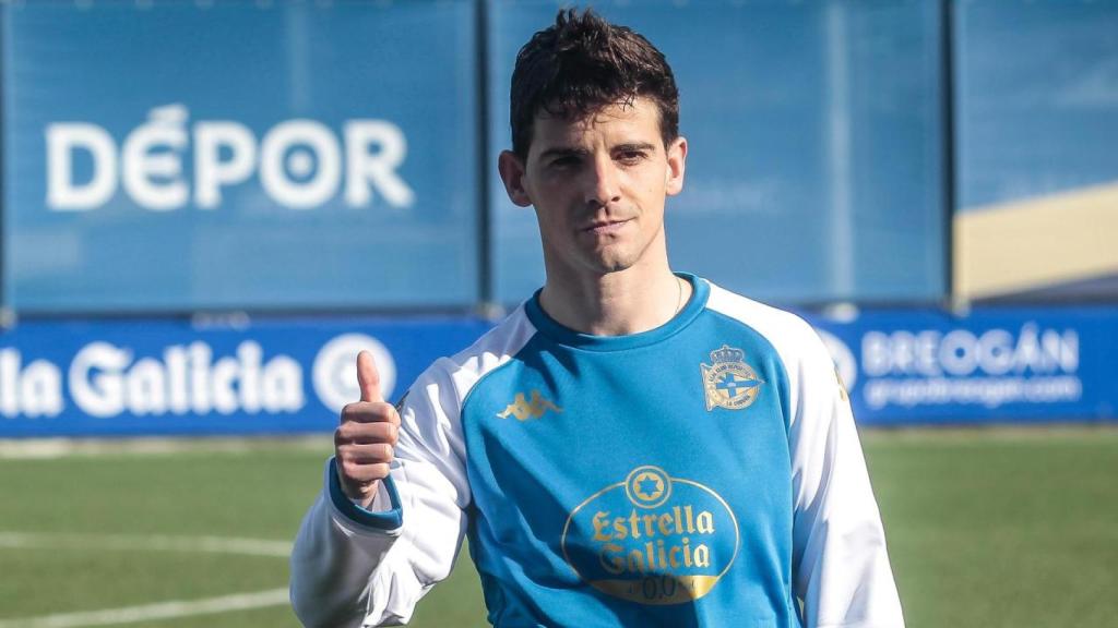 Riki Rodríguez, jugador del Deportivo de La Coruña.
