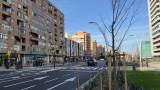Segunda fase de la avenida de Navarra en Zaragoza.