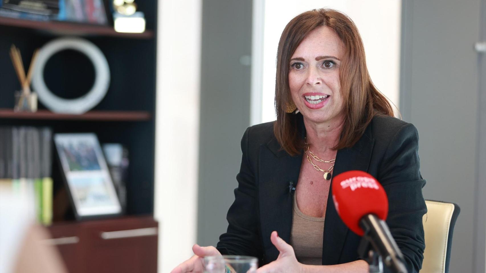 Rocío Díaz, consejera de Fomento, en su despacho.
