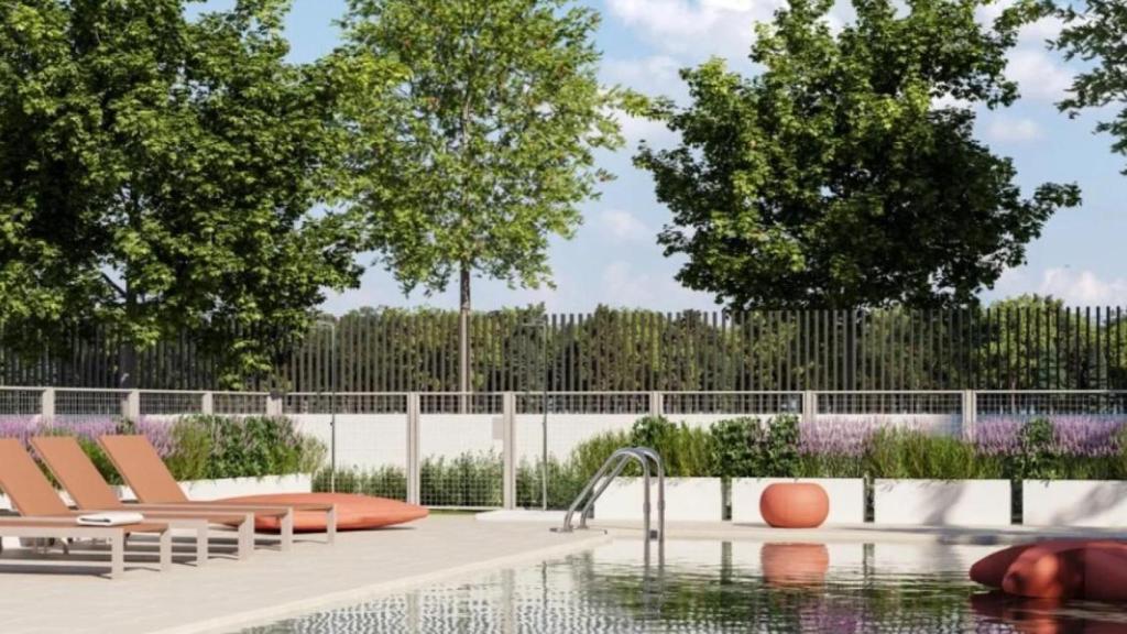Zona de piscina.