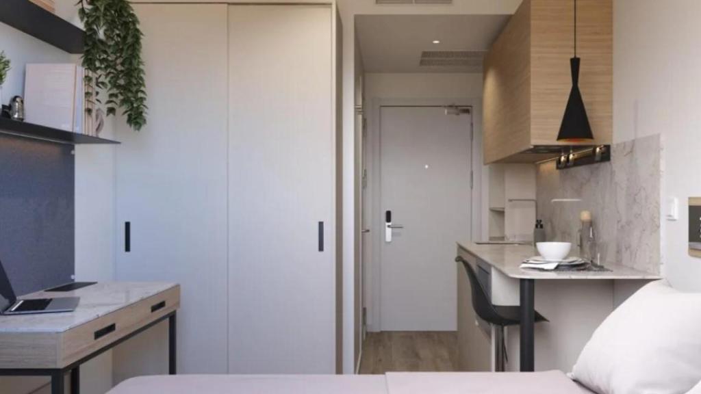 Imagen de una de las habitaciones.