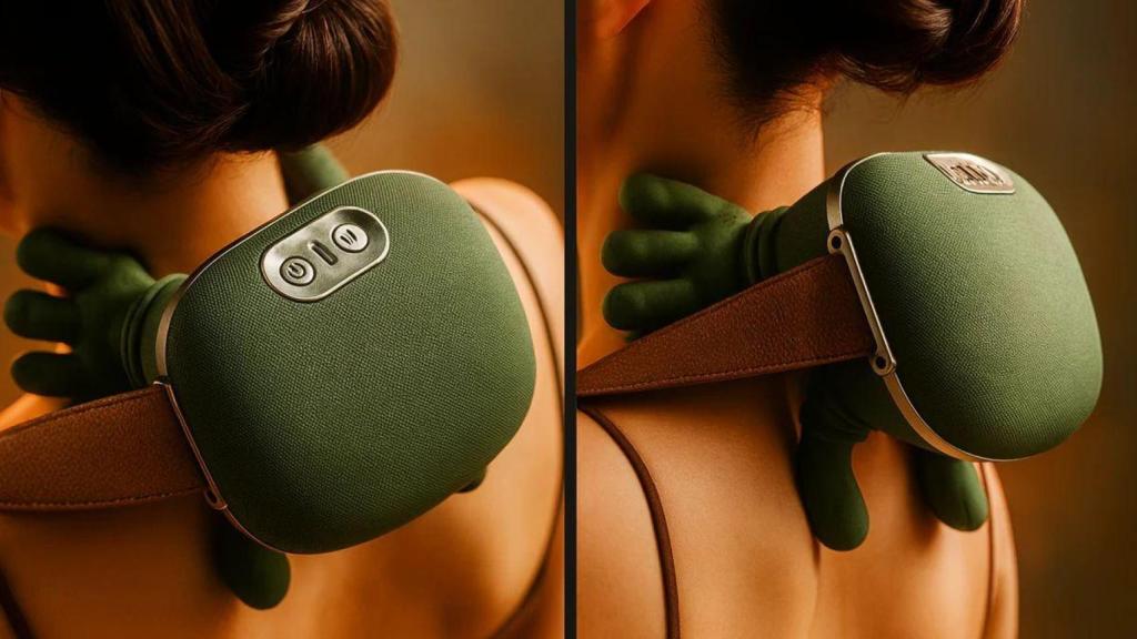Así es el masajeador cervical que triunfa en redes sociales: imita la forma natural de la mano y alivia la tensión del cuello