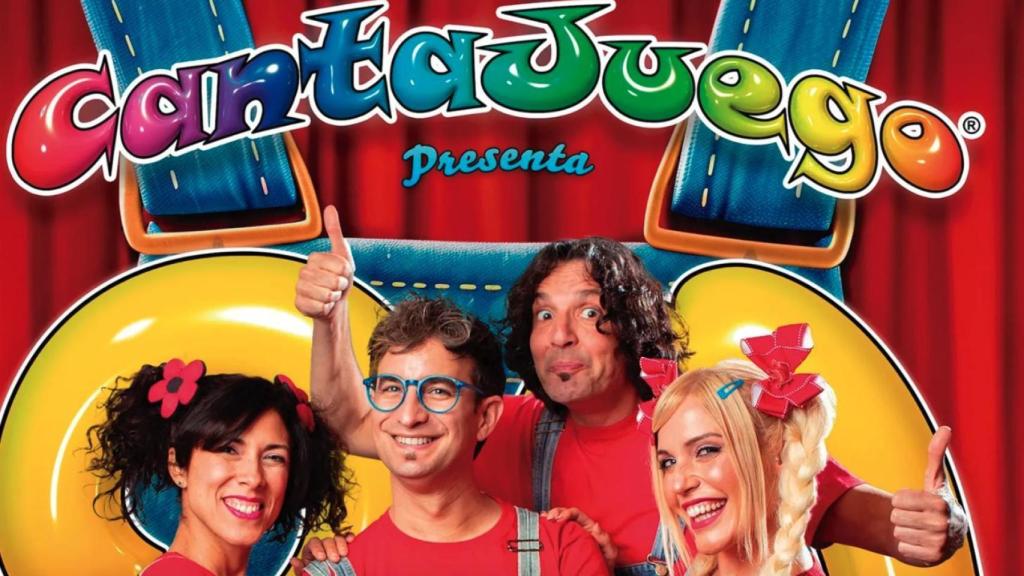 Cartel del espectáculo de CantaJuego en Santiago de Compostela