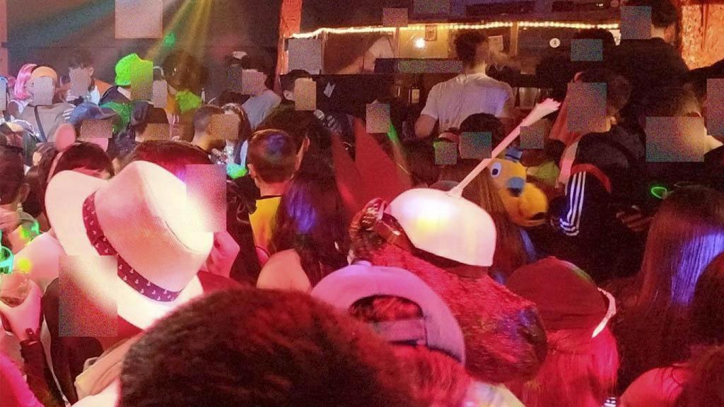 Interior de la discoteca.