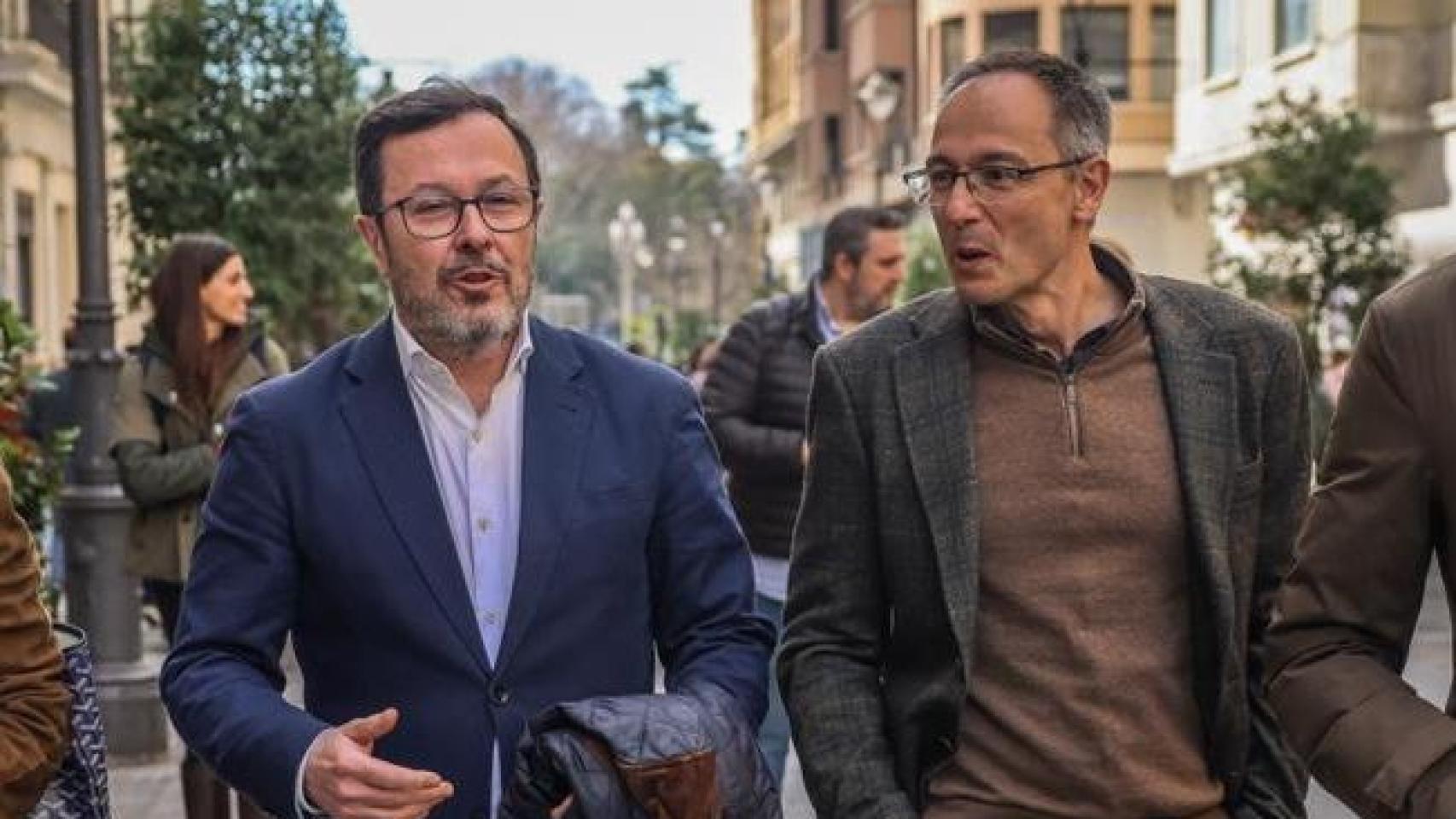 El portavoz nacional del partido, José Antonio Fúster, visita Valladolid con motivo de las Elecciones del 15 de marzo.