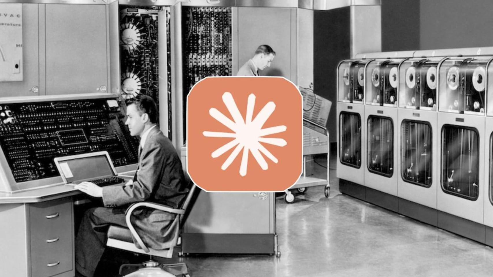 Icono de Claude en un sistema COBOL