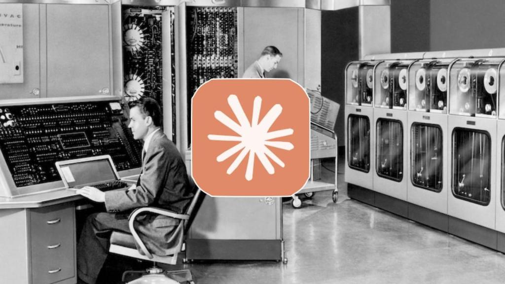 Icono de Claude en un sistema COBOL