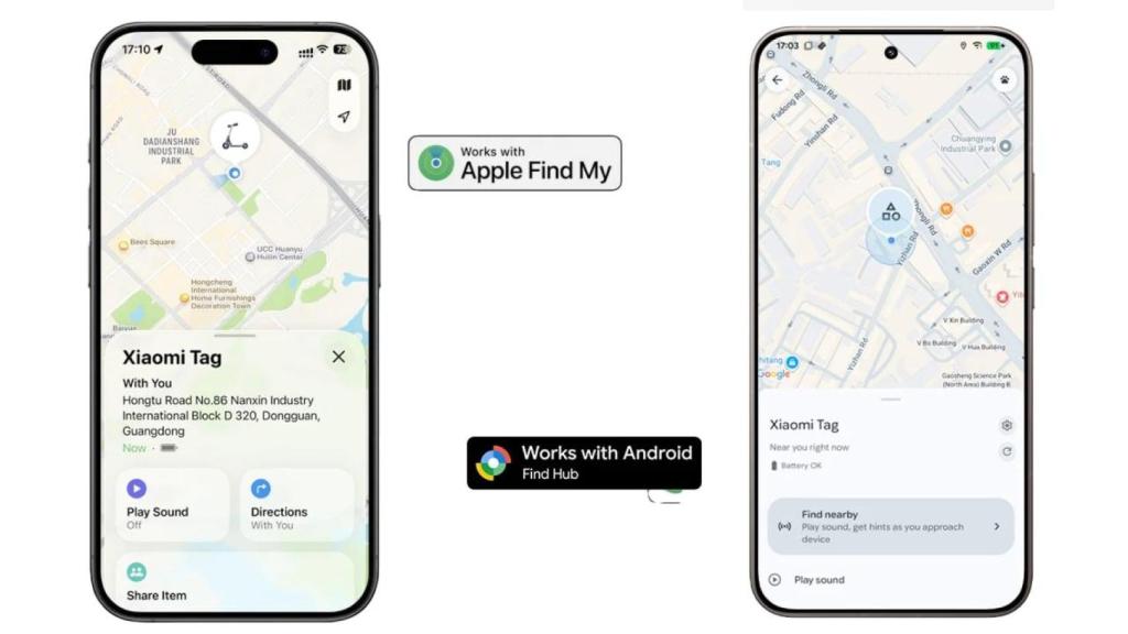 Compatibilidad con resdes de Apple y Google