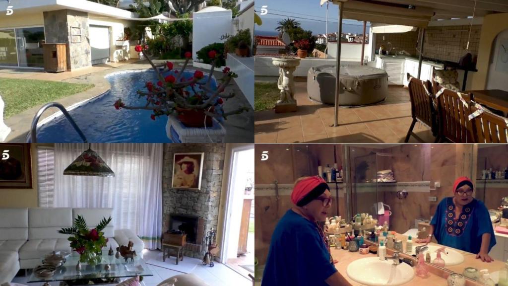 Cuatro estancias de la casa en la que vivió Mari Carmen y sus muñecos hasta el día de su fallecimiento.