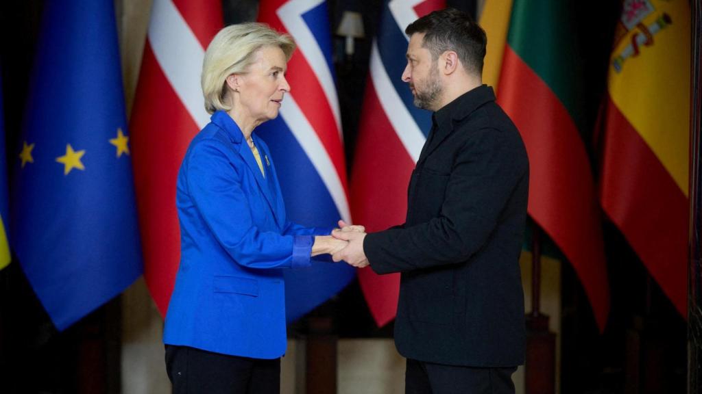 El presidente ucraniano, Volodímir Zelenski, se reunió este martes en Kiev con la presidenta de la Comisión Europea, Ursula von der Leyen.