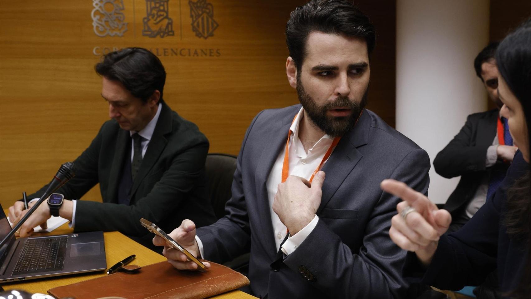 Rubén Gisbert, este martes en la comisión de investigación de la dana. Rober Solsona / EP