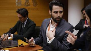 Rubén Gisbert, este martes en la comisión de investigación de la dana. Rober Solsona / EP