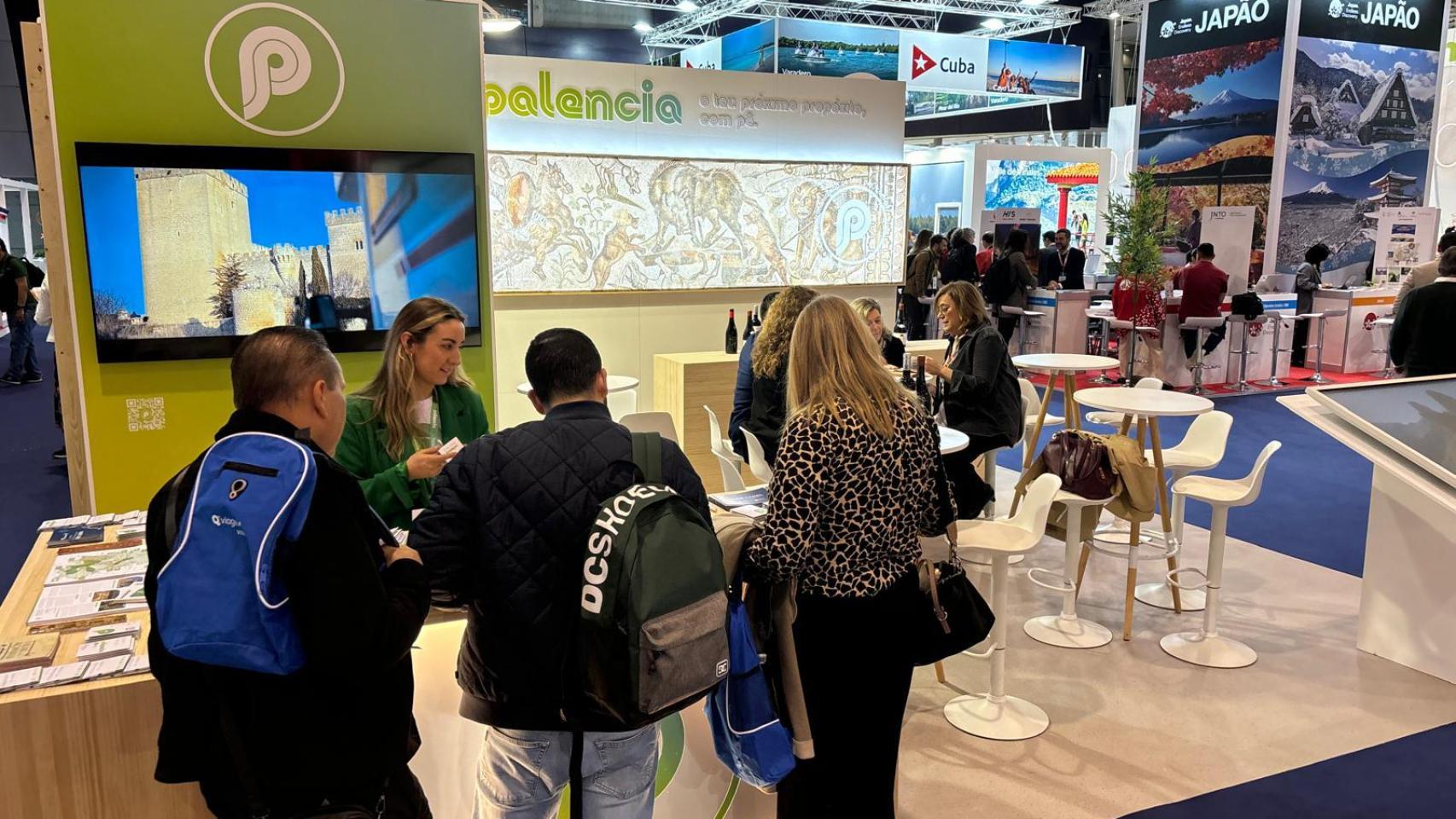 El stand de la Diputación de Palencia en la BTL de Lisboa