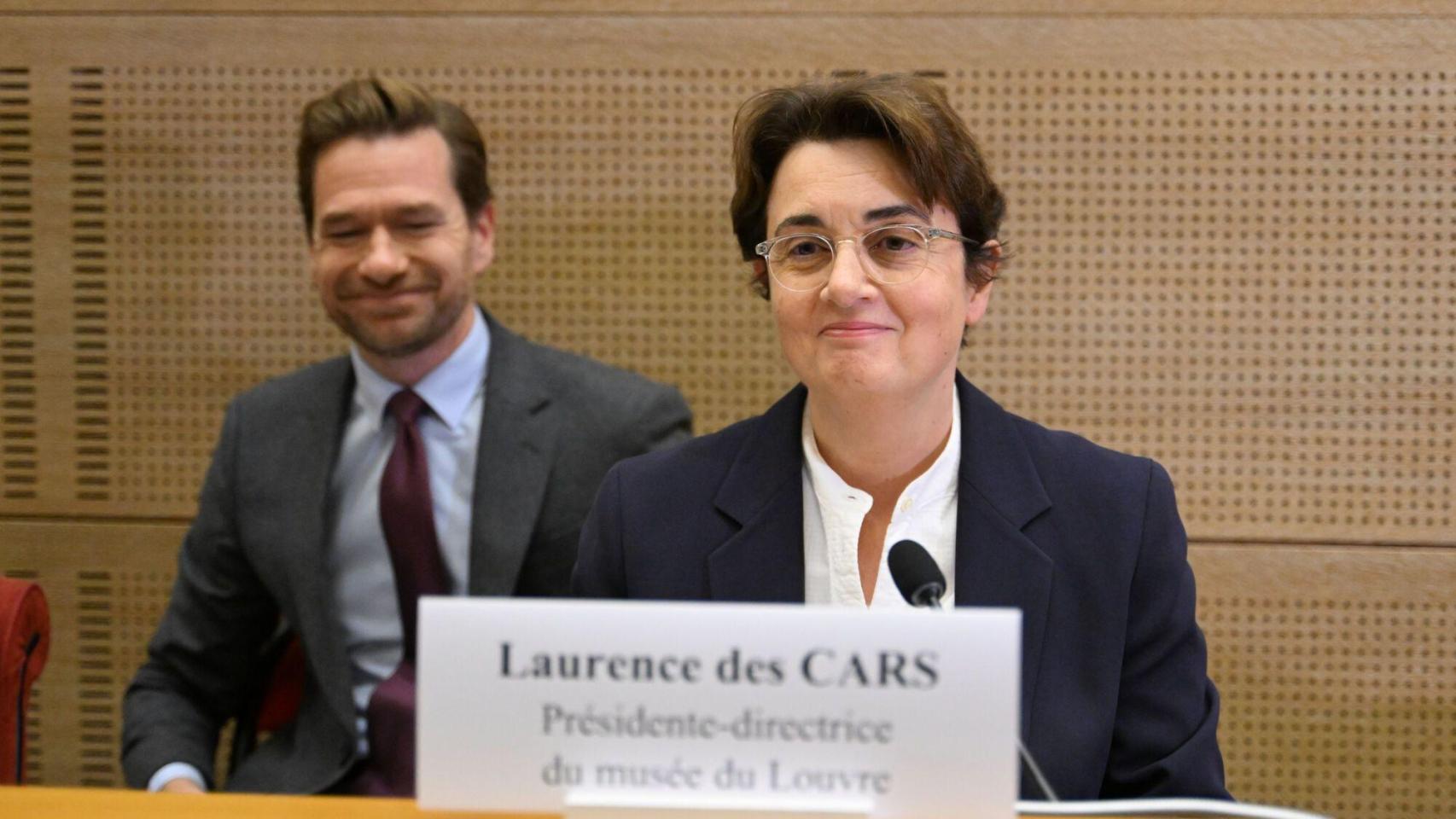La presidenta del Louvre, Laurence des Cars.