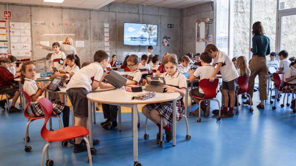 Una clase del Colegio Británico de Aragón.