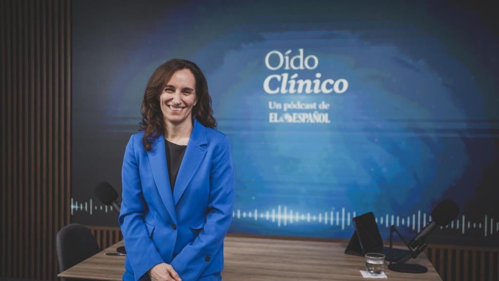 Mónica García, en el estudio de 'Oído Clínico'.