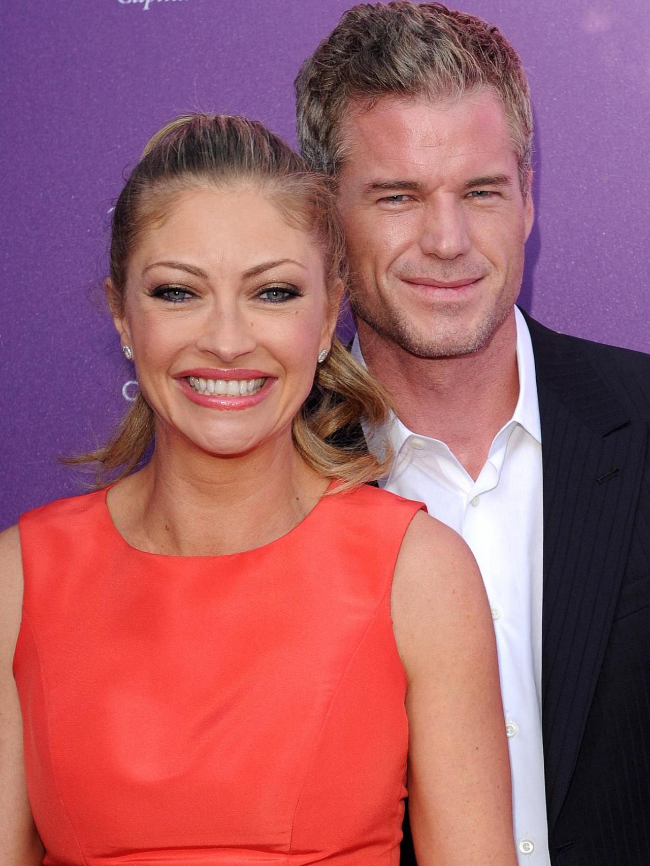 Eric Dane con su esposa, Rebecca Gayheart.