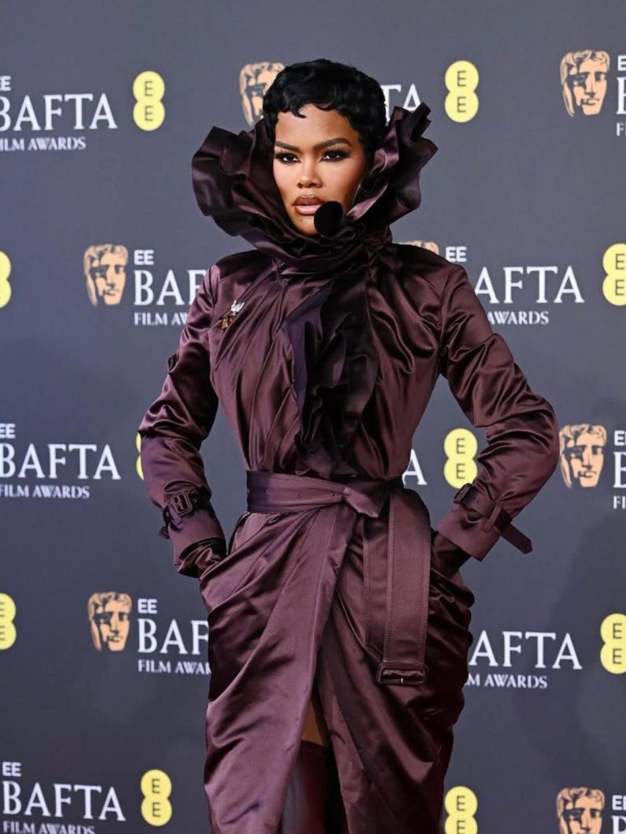 Teyana Taylor en los BAFTA.