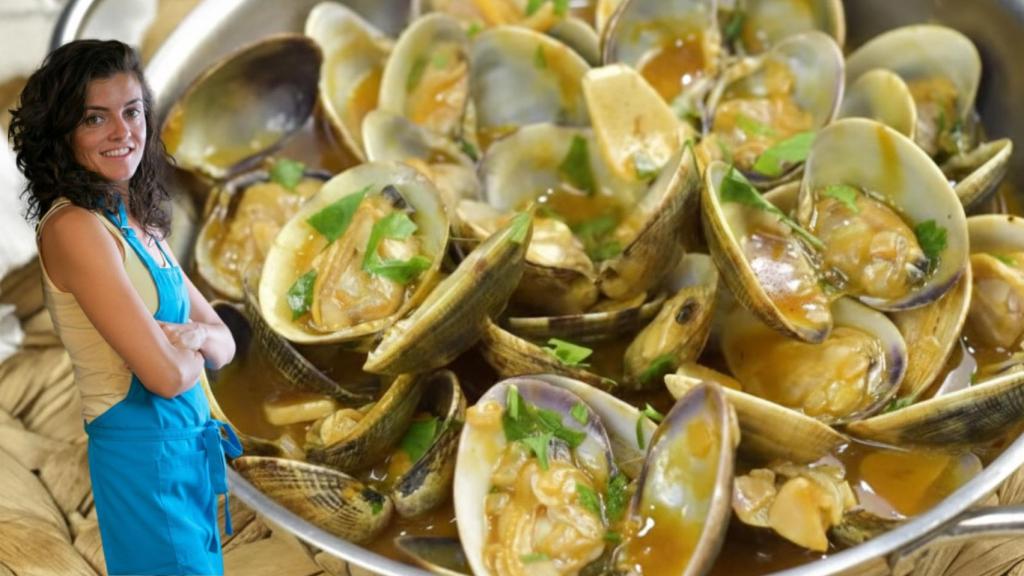 Receta de almejas en salsa gallega, por Irene (Recetas Fáciles de Irene)