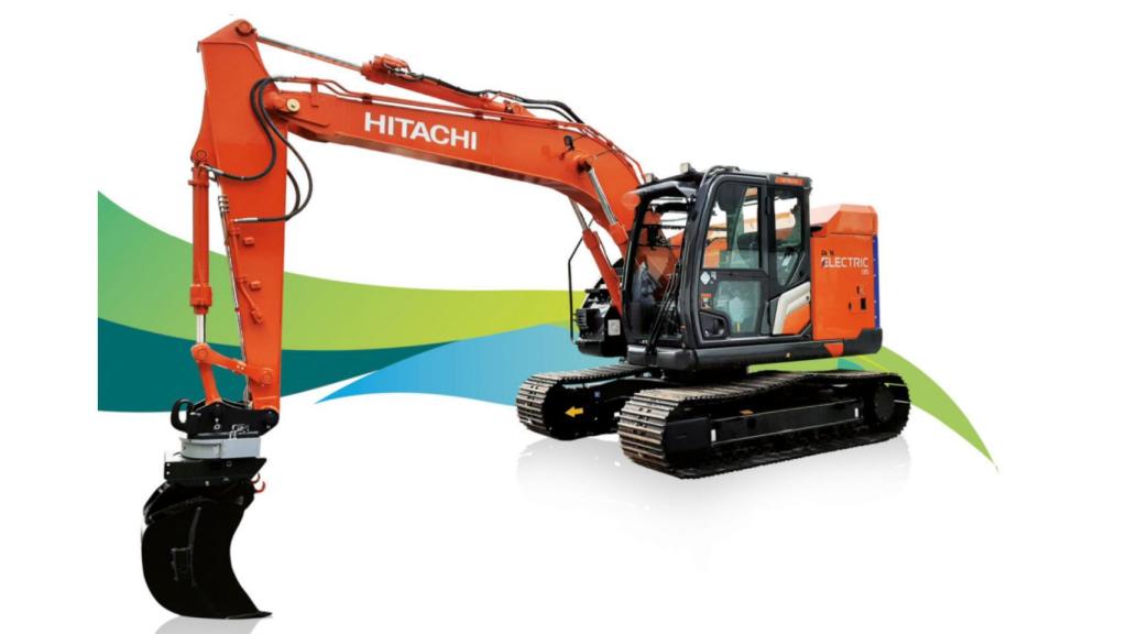 La excavadora Hitachi ZX135-7EB.