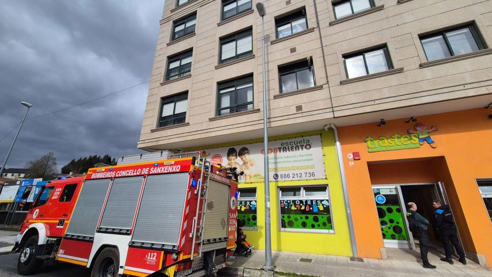 Desalojados 45 menores de una guardería en Poio (Pontevedra).