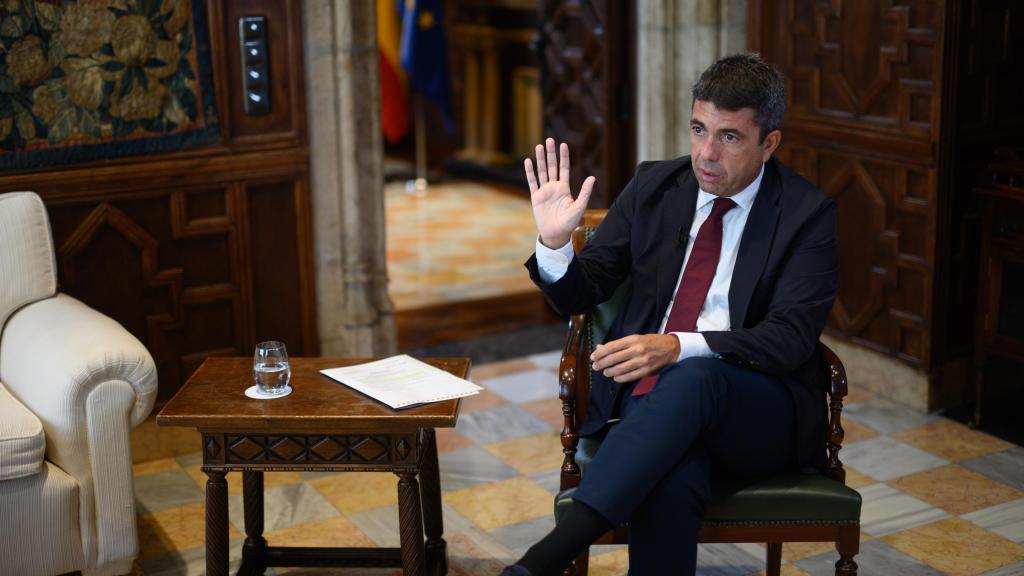 Carlos Mazón, en el Palau de la Generalitat Valenciana, en una imagen de archivo.