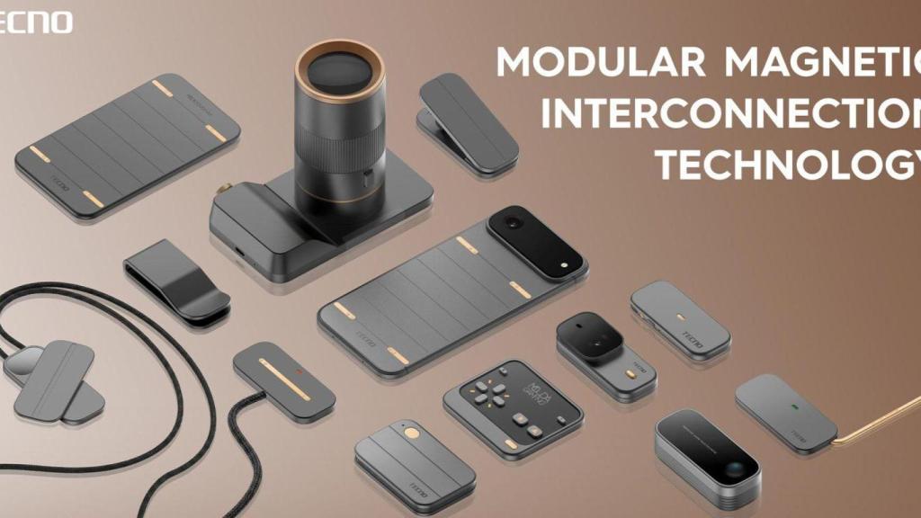 Móvil modular de Tecno