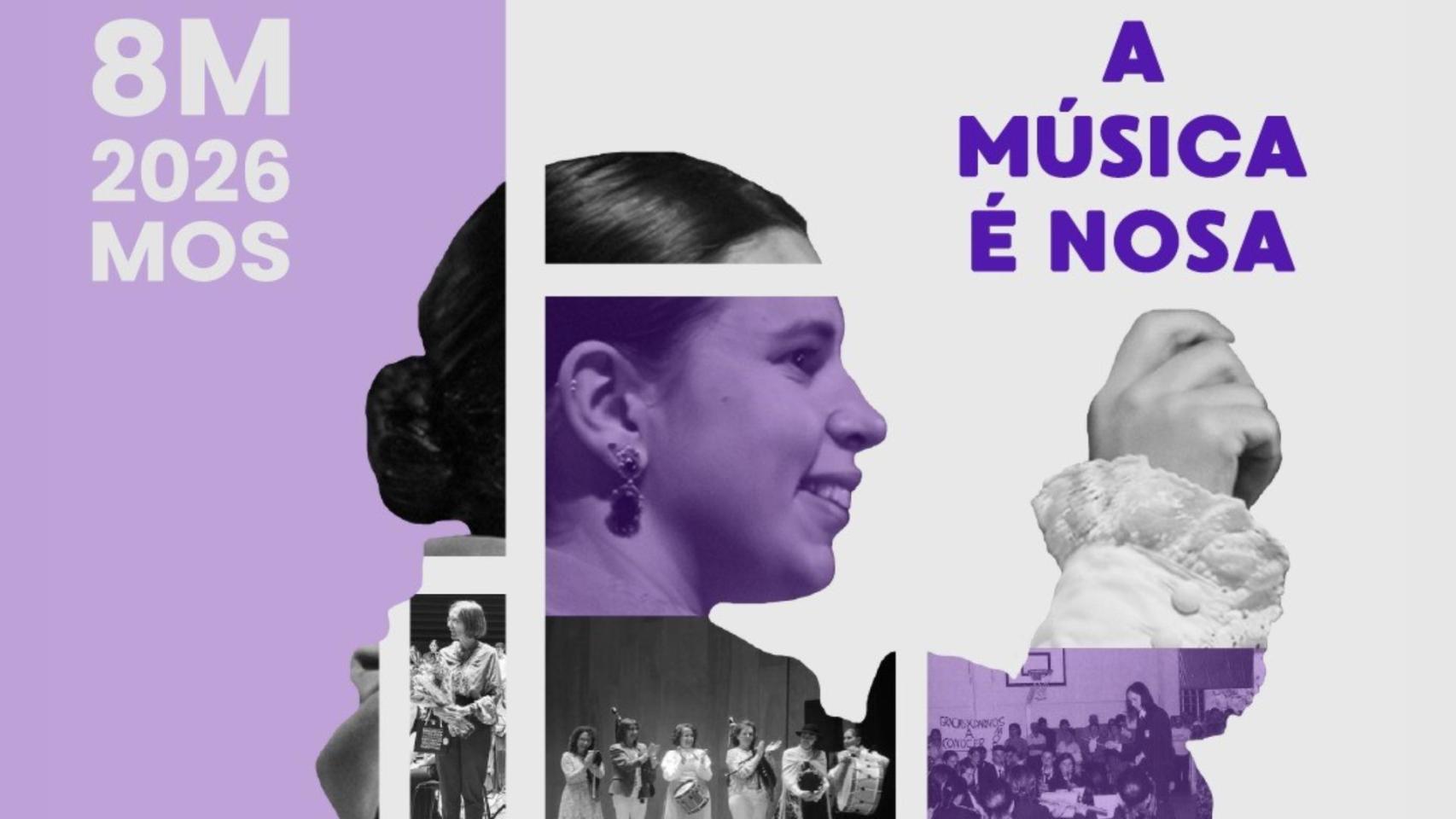 Mos (Pontevedra) celebrará el 8M poniendo en valor a las mujeres pioneras de la música del municipio
