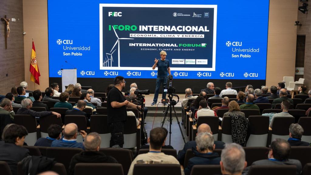 Bjørn Lomborg, escritor, profesor y ambientalista danés en el I Foro Internacional de Economía, Clima y Energía del Instituto Juan de Mariana.
