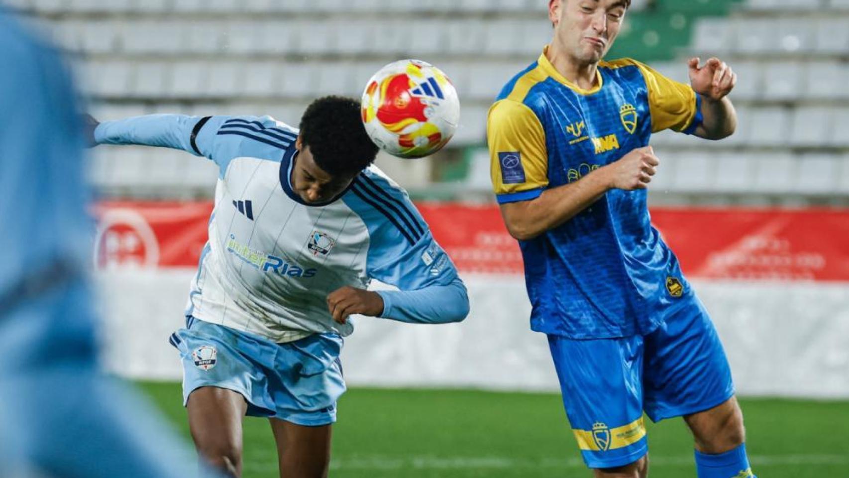 Instante del partido ante Asturias.