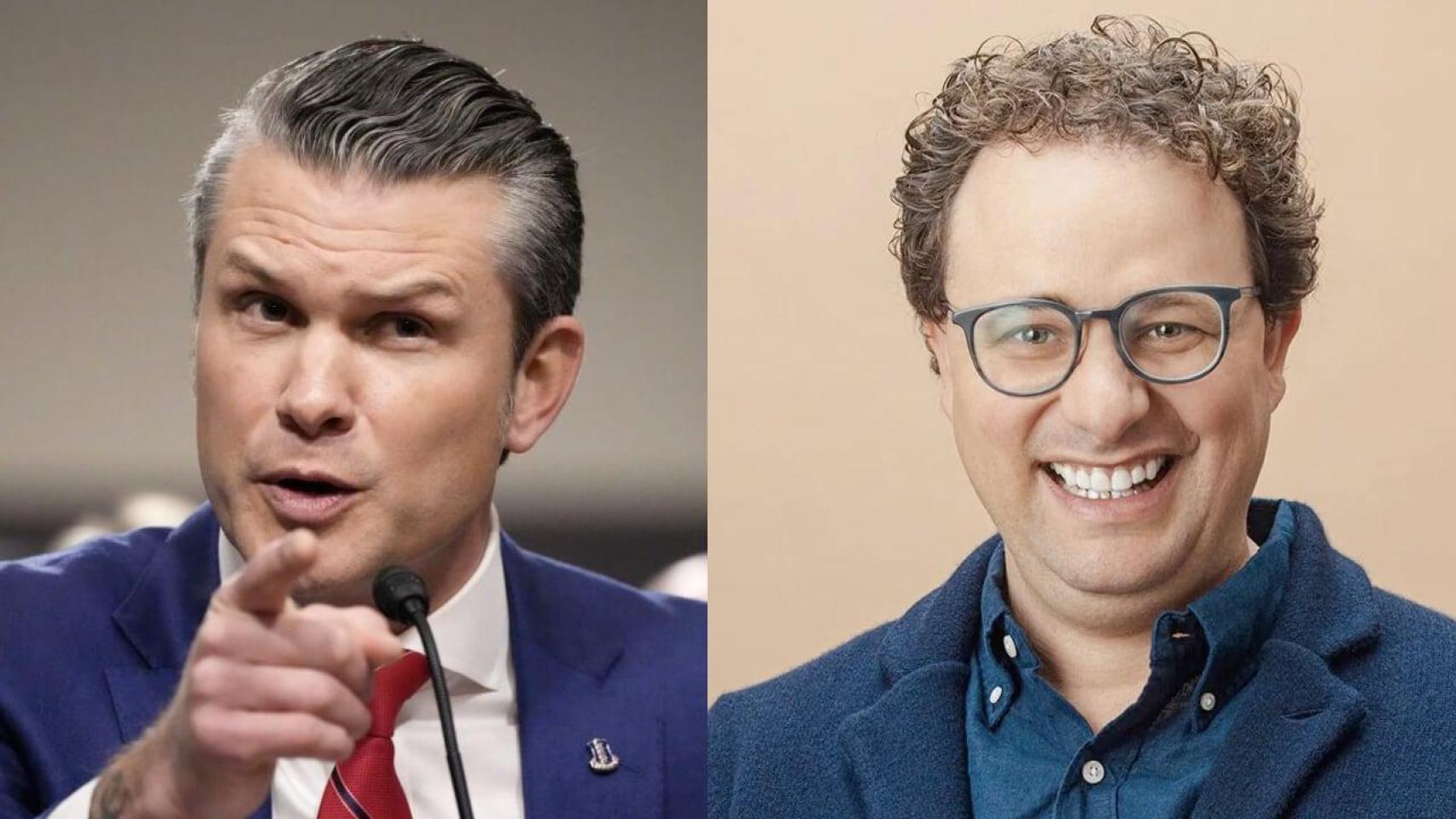 El secretario de Guerra de Estados Unidos y el CEO de Anthropic