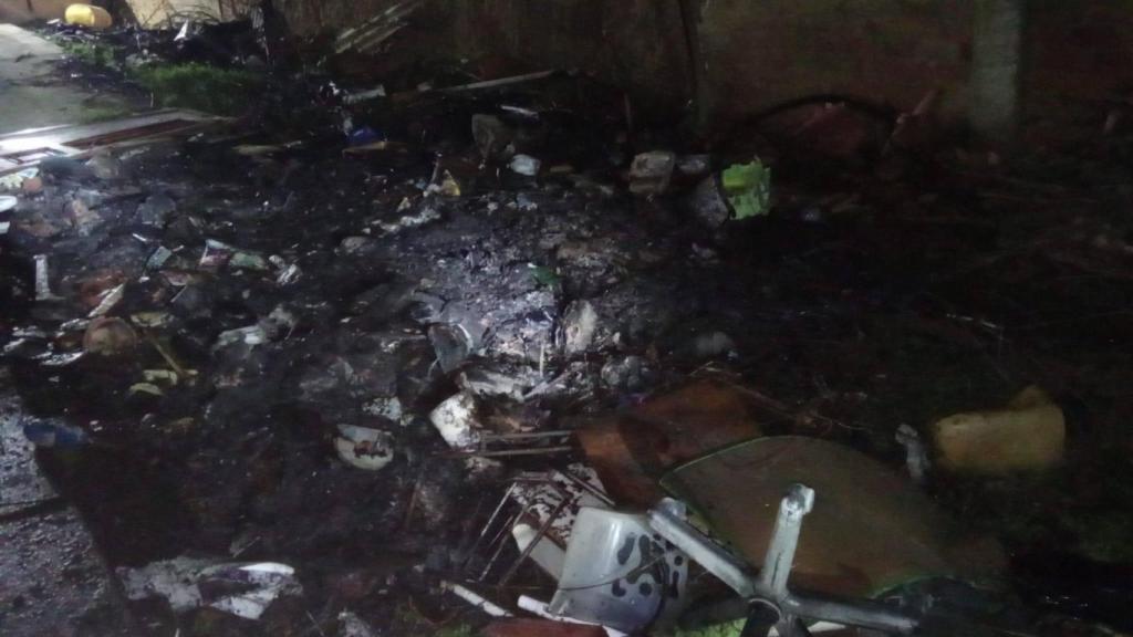 La vivienda incendidada en el municipio zamorano de Villanueva de las Peras