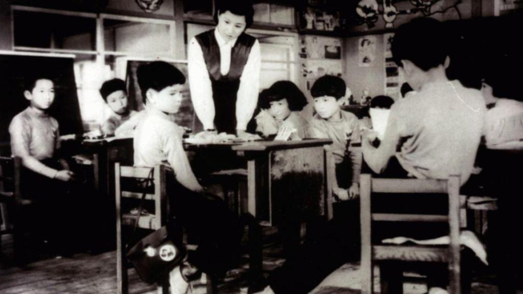 Un fotograma de la obra 'The Shiinomi School' de Hiroshi Shimizu