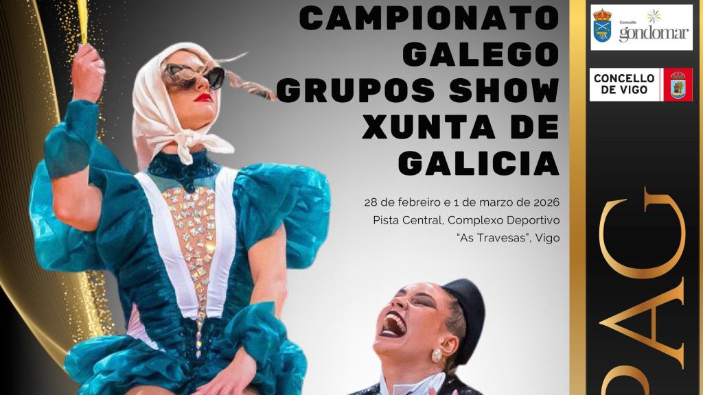 Cartel del Campeonato Gallego de Patinaje